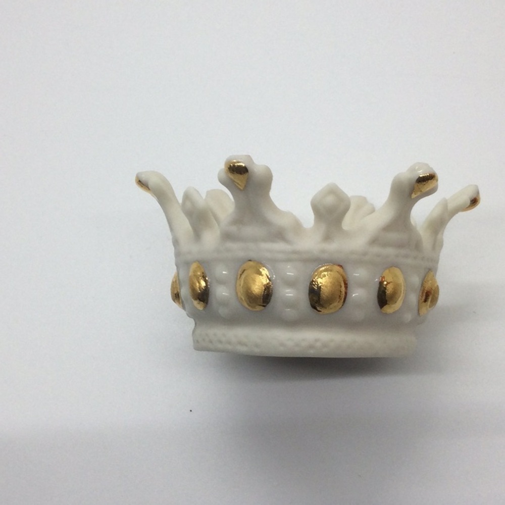 Home Cybis Rare Minature Gold Crown 1996 in Perfect Condition